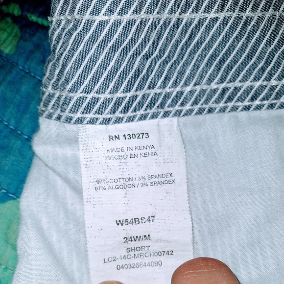 Riders by Lee pin stripe cotton Shorts Size 3xl24W - Picture 9 of 16